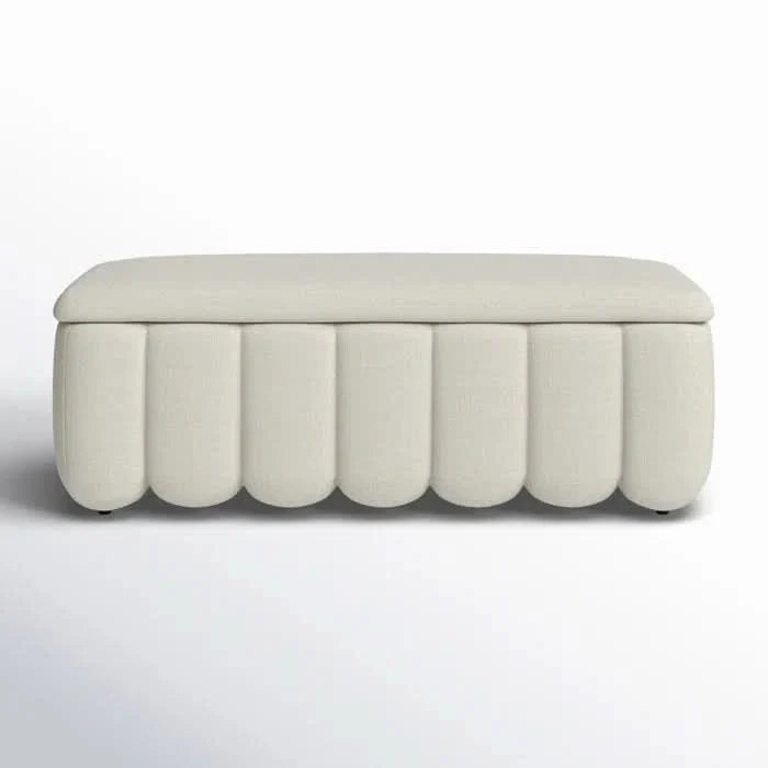 Hanstringer Polyester Blend Upholstered Storage Bench