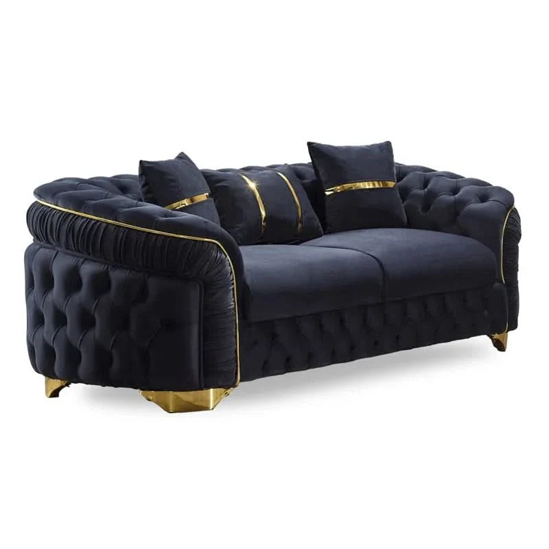 Lareanz 2 - Piece Velvet Living Room Set Luxury Sofa