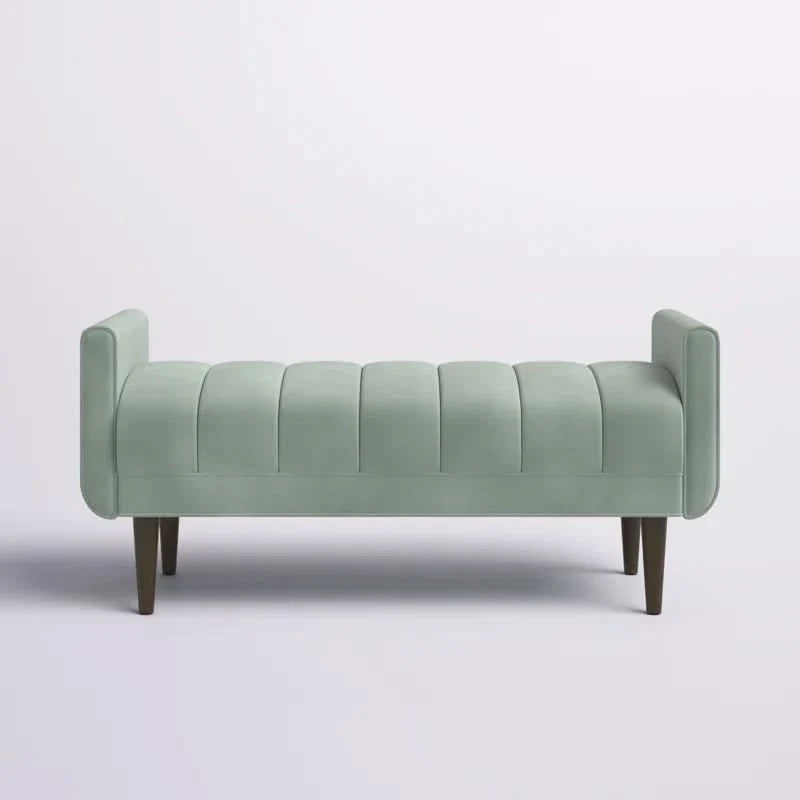 Scheduliana Polyester Blend Upholstered Bench - craft decor