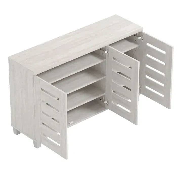 Modern 16 Pair Shoe Rack – Stylish Shoe Storage with Doors