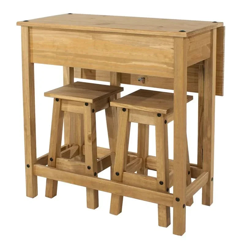 Haplon 2 Seater Solid Wood Dining Set - Craft Decor