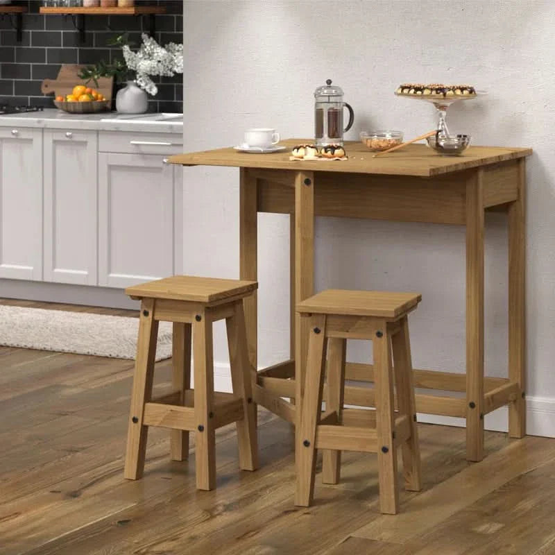 Haplon 2 Seater Solid Wood Dining Set - Craft Decor