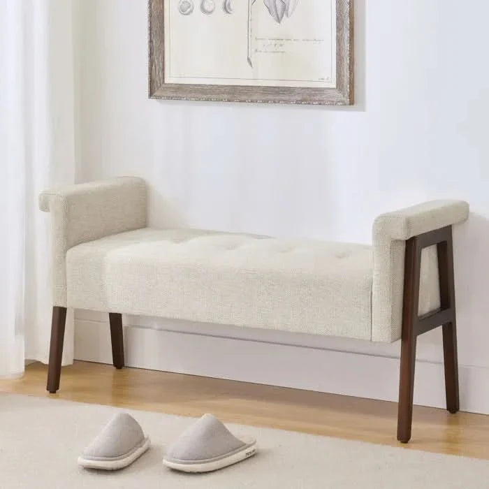 Fazler Polyester Blend Upholstered Bench