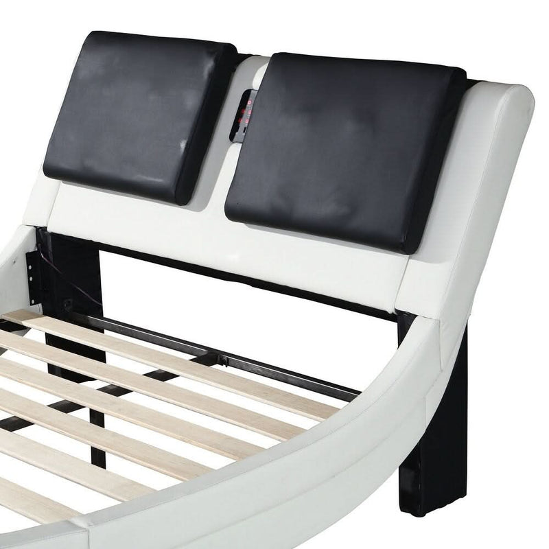 Luxurious Modular Smart Bed with Bluetooth Speaker System and Vibration Massage- Queen/king Size