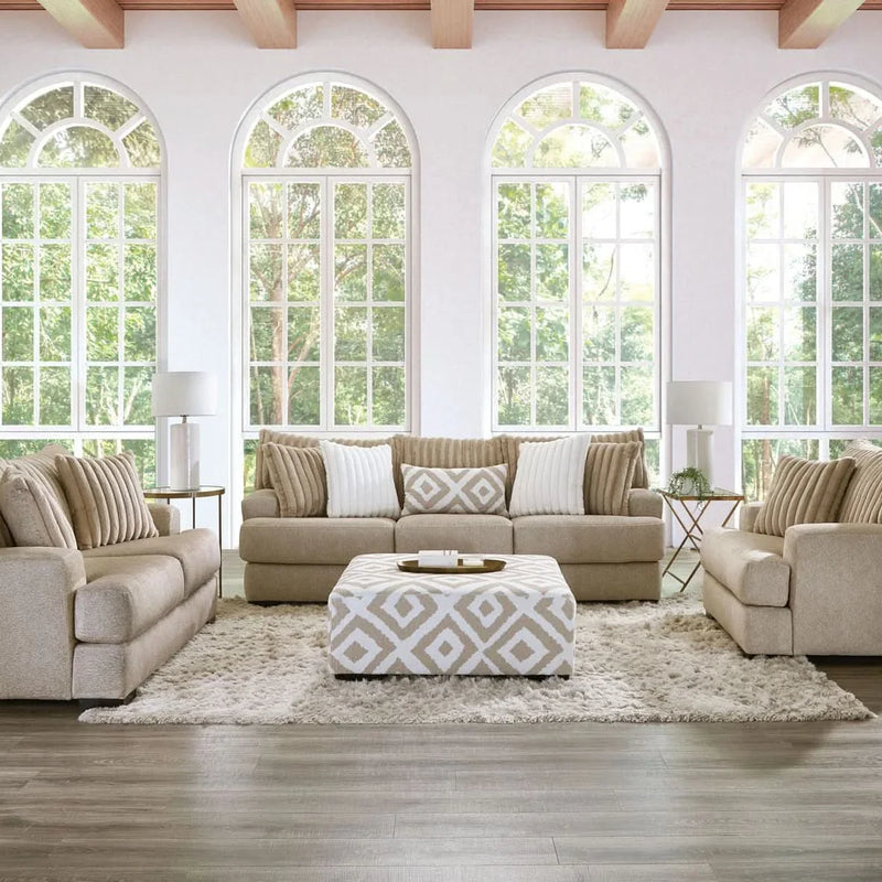 Marshayen 4 - Piece Living Room Luxury Sofa Set