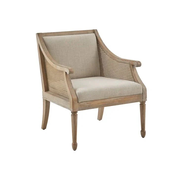 Solid Wood Farmhouse Accent Chair – Classic Vintage Style