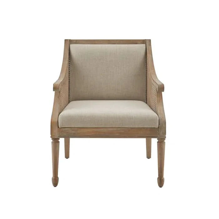 Solid Wood Farmhouse Accent Chair – Classic Vintage Style