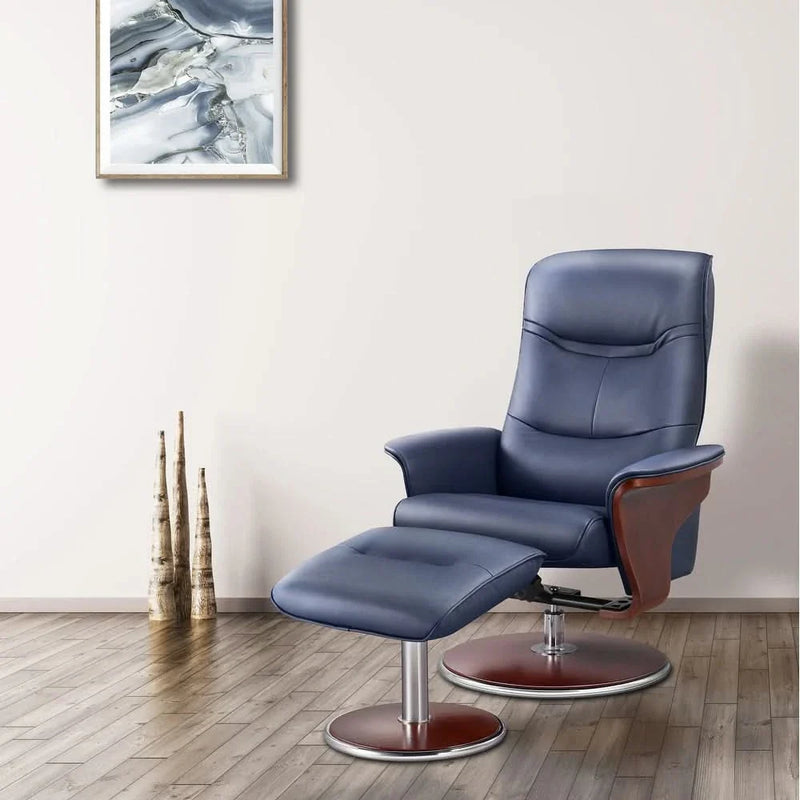 Navik Recliner Chair With Ottoman - Craft Decor