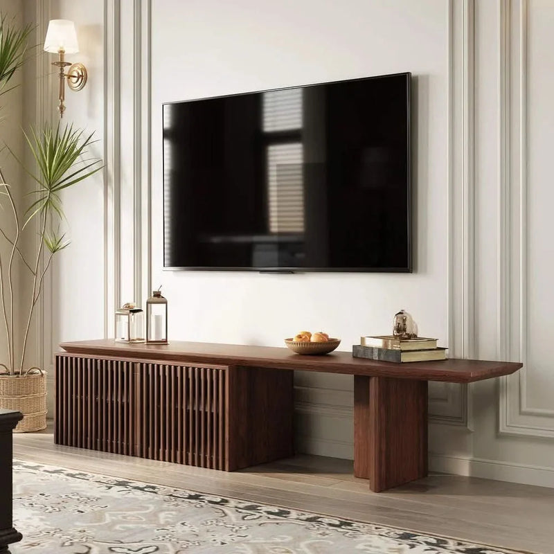 Modern TV stand (extendable) with storage cabinet entertainment center Living room TV stand