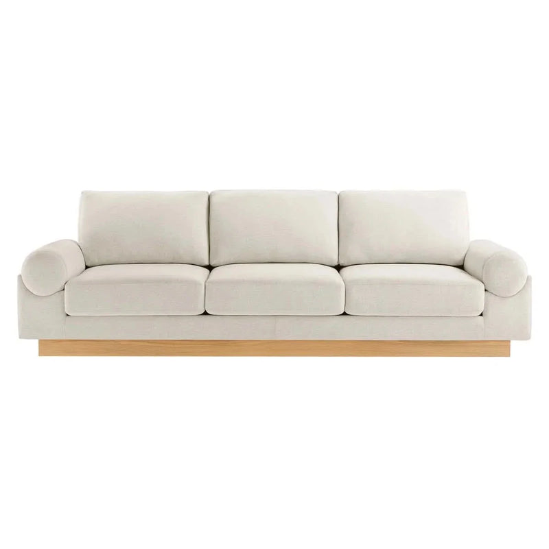 Breathable Fabric 3-Seater Sofa – Ideal for All-Season Comfort