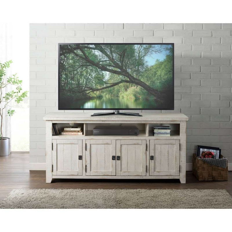 Kebby Solid Wood TV Stand with Storage - craft decor
