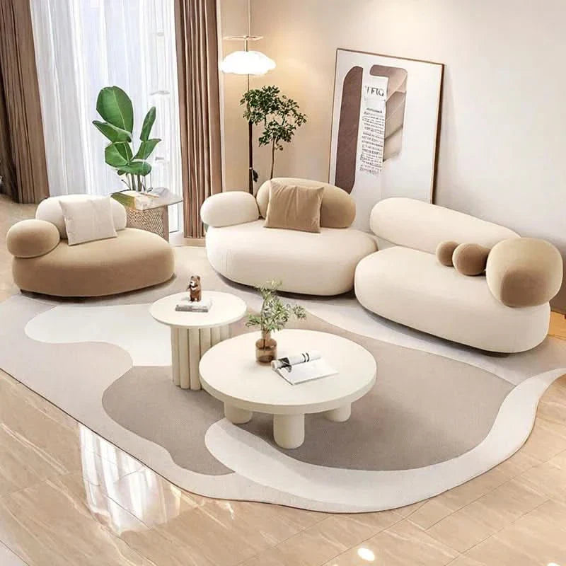 Noragracez 3 - Piece Living Room Set Luxury Sofa Set