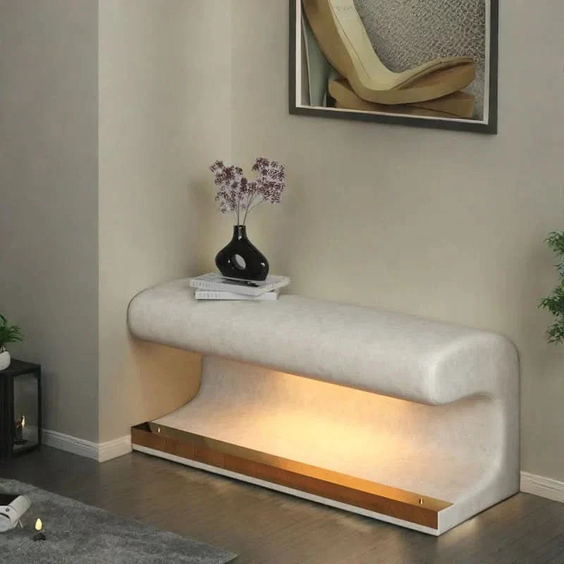 Kasrinter  Leather Upholstered Bench - craft decor