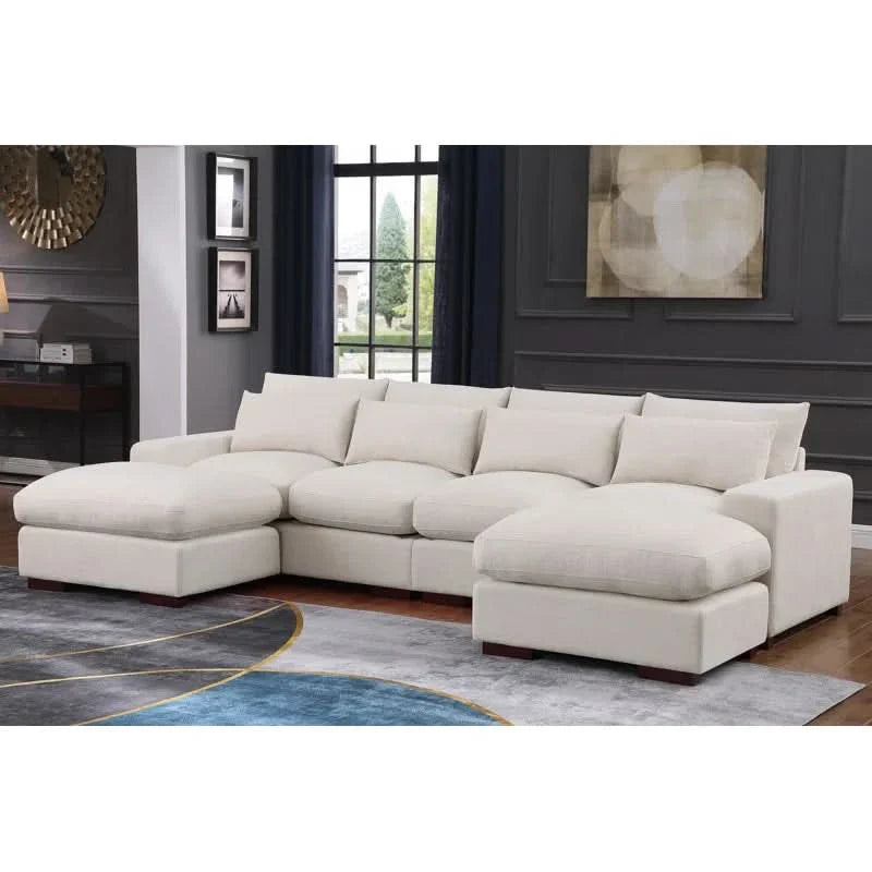 Nyererez 123.24" Upholstered Sofa Luxury Sofa Set