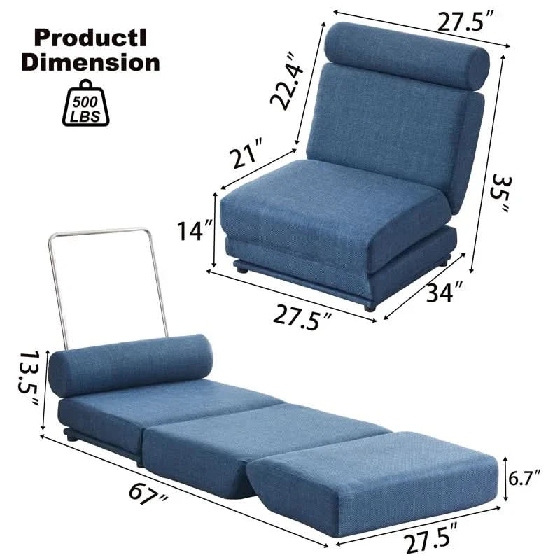 Lekterate 34'' Upholstered Sleeper Sofa - Craft Decor