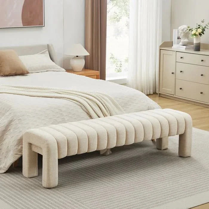 Sazilon Upholstered Bedroom Bench - craft decor