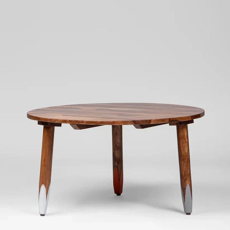 Wunpol Solid Wood Coffee Table - Craft Decor