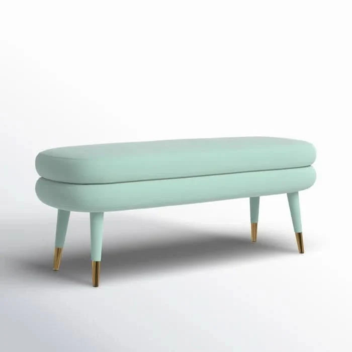 Pilon Polyester Upholstered Bench - craft decor
