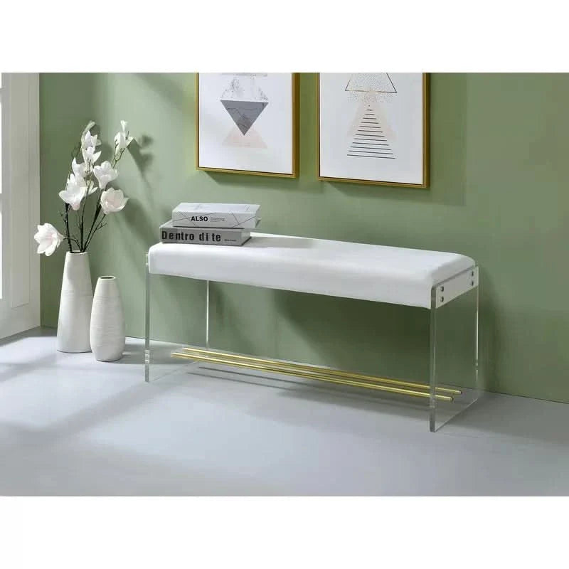 Lorsenter Polyester Blend Upholstered Bench - craft decor