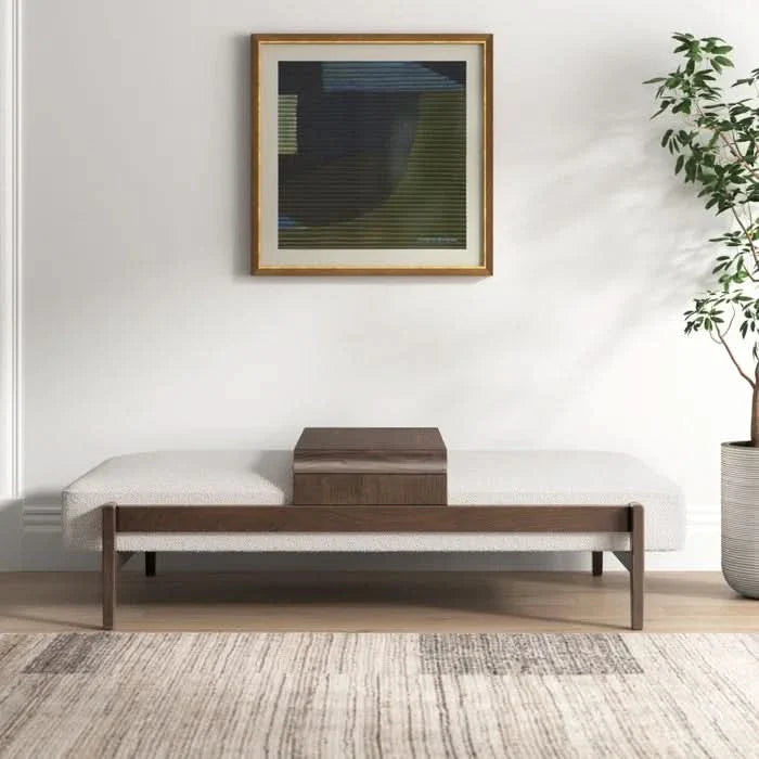 Mazextered Polyester Blend Upholstered Bench - craft decor