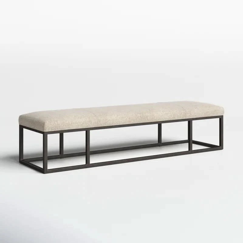 Sanper Polyester Upholstered Bench - craft decor