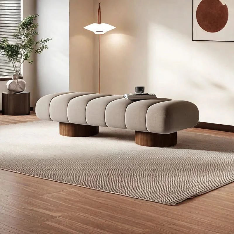Xalent Fabric Upholstered Bench - craft decor