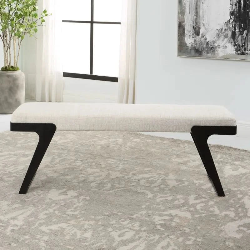 Kasner Fabric Upholstered Bench - craft decor