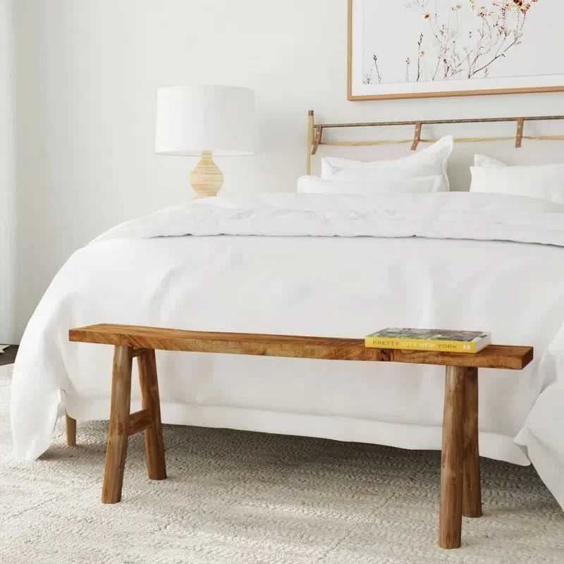 Kenson Solid Wood Bench - craft decor