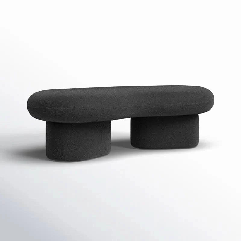 Nazporq Polyester Blend Upholstered Bench - craft decor
