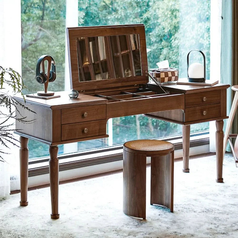 Simple Multi-Functional Dressing Table In Bedroom