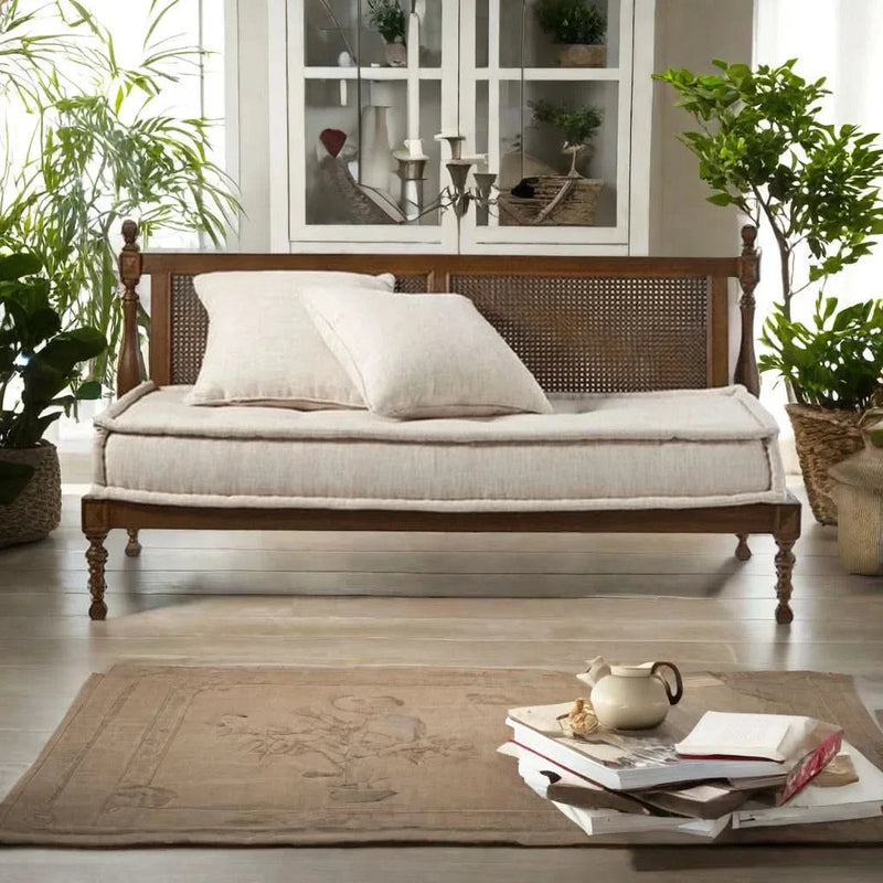 Solid Wood Frame Design Minimalist Sofa 62.99''