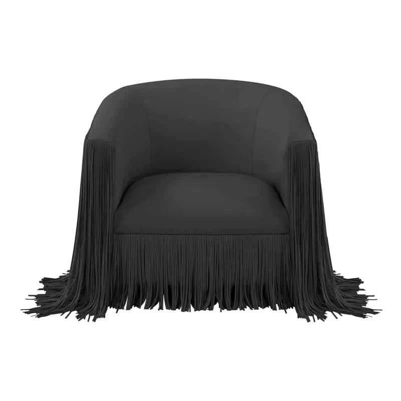 Lerning Modern Upholstered Swivel Barrel Chair - Craft Decor