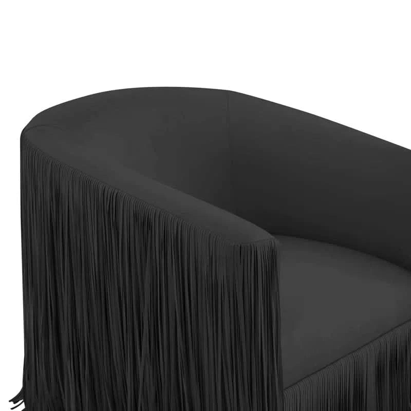 Lerning Modern Upholstered Swivel Barrel Chair - Craft Decor