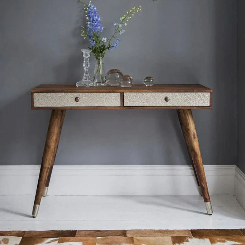 Dinvix Solid Wood Study Table - Craft Decor