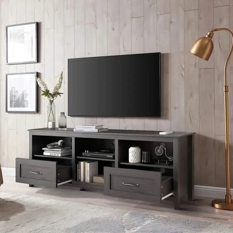 TV Stand Home Cabinet with Drawers/Shelves/Doors for Living Room Bedroom