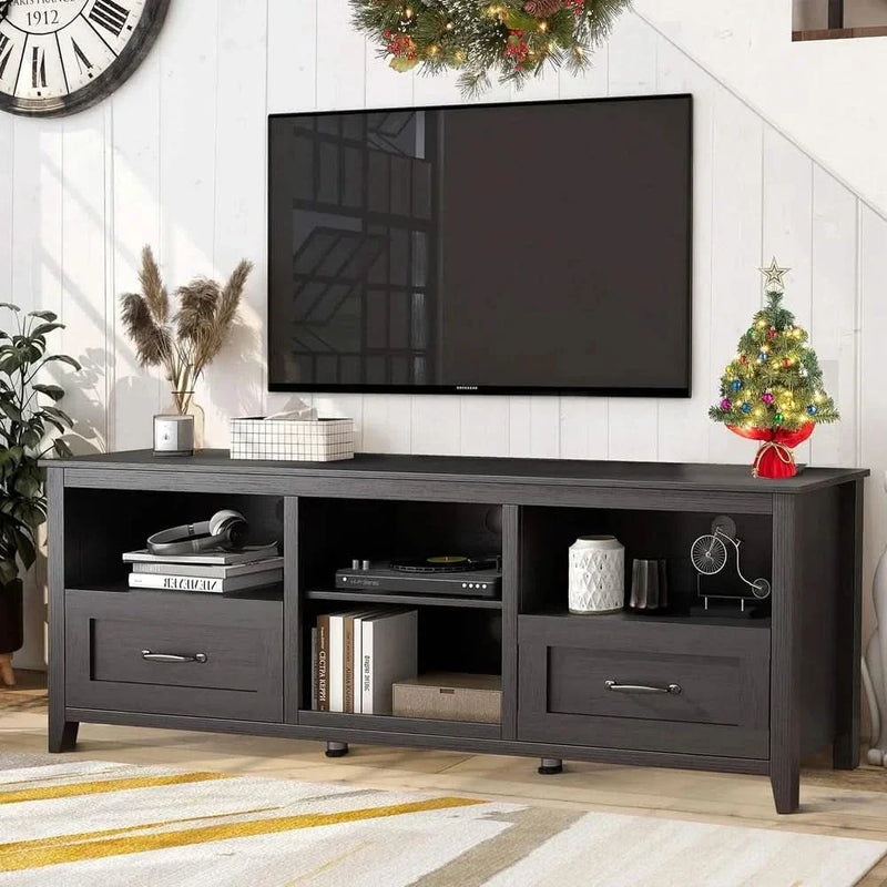 TV Stand Home Cabinet with Drawers/Shelves/Doors for Living Room Bedroom