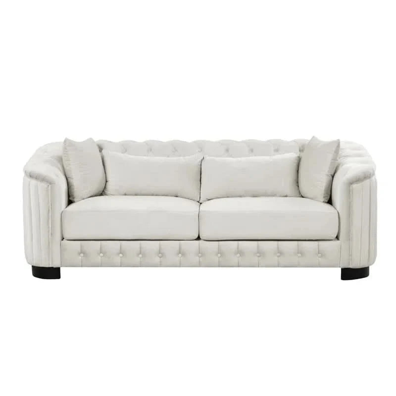 Wandan 3 - Piece Velvet Living Room Luxury Sofa Set