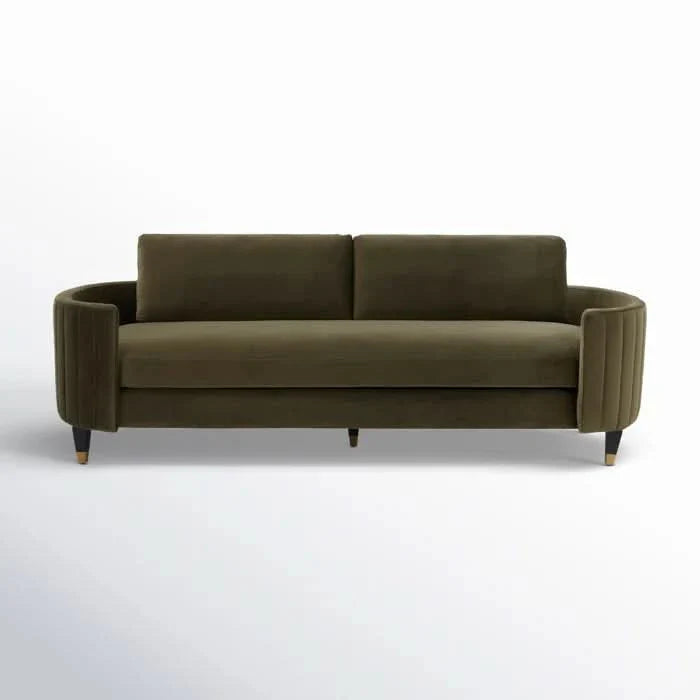 Velvet Sofa with Cushions – Premium Comfort and Rich Texture