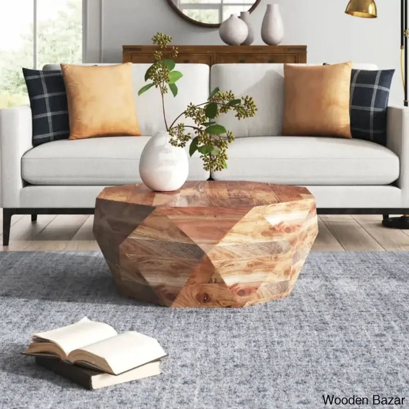 Abdia Solid Wood Solid Coffee and center Table