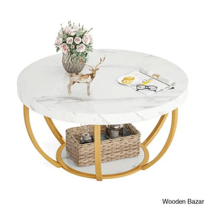 Adralise Single Coffee Table And Center Table White