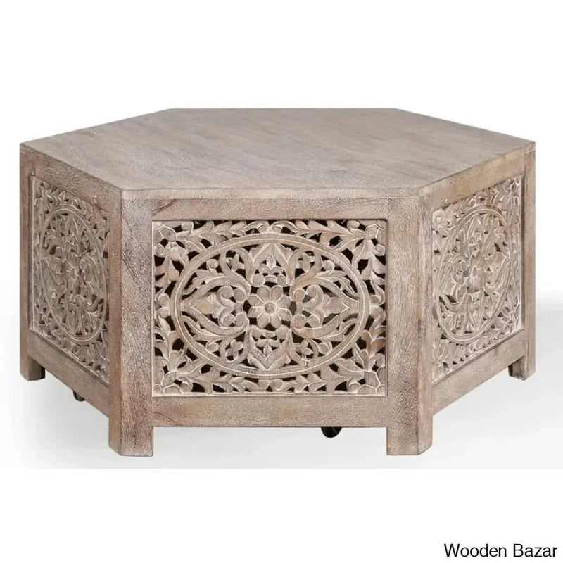 Aikens Solid Wood Coffee and center Table