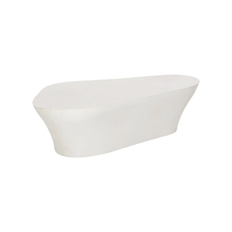 Reazen Curved Coffee Table - Craft Decor