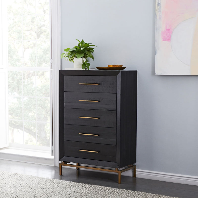 Perler Burnished 5-Drawer Dresser - Craft Decor