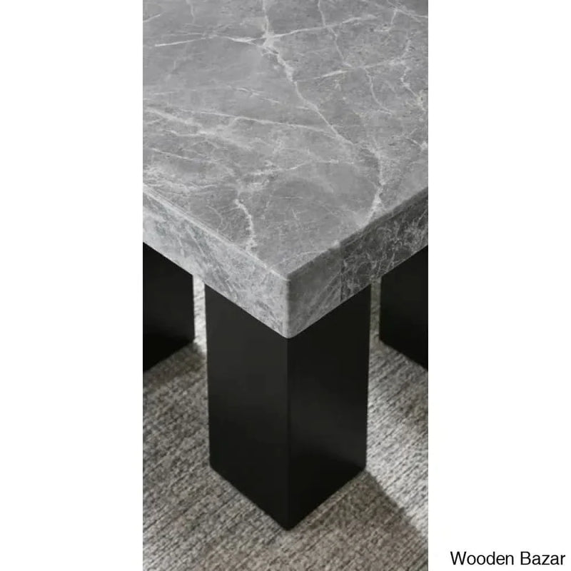 Alexei Luxury Dining Table Set With Marble Top