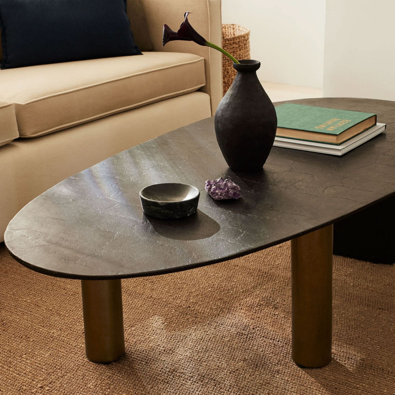 Witerest Aluminum Flat Leg Coffee Table - Craft Decor