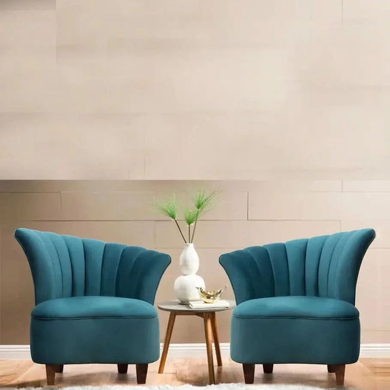 Annabella Fabric Barrel Chair - Craft Decor