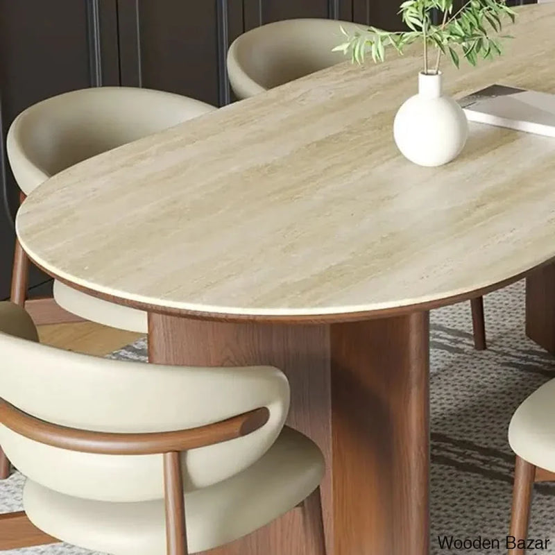 Anona New 7 - Piece Double Pedestal Dining Set