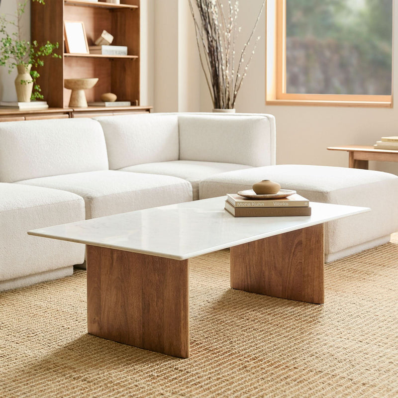 Inger Marble Coffee Table - Craft Decor