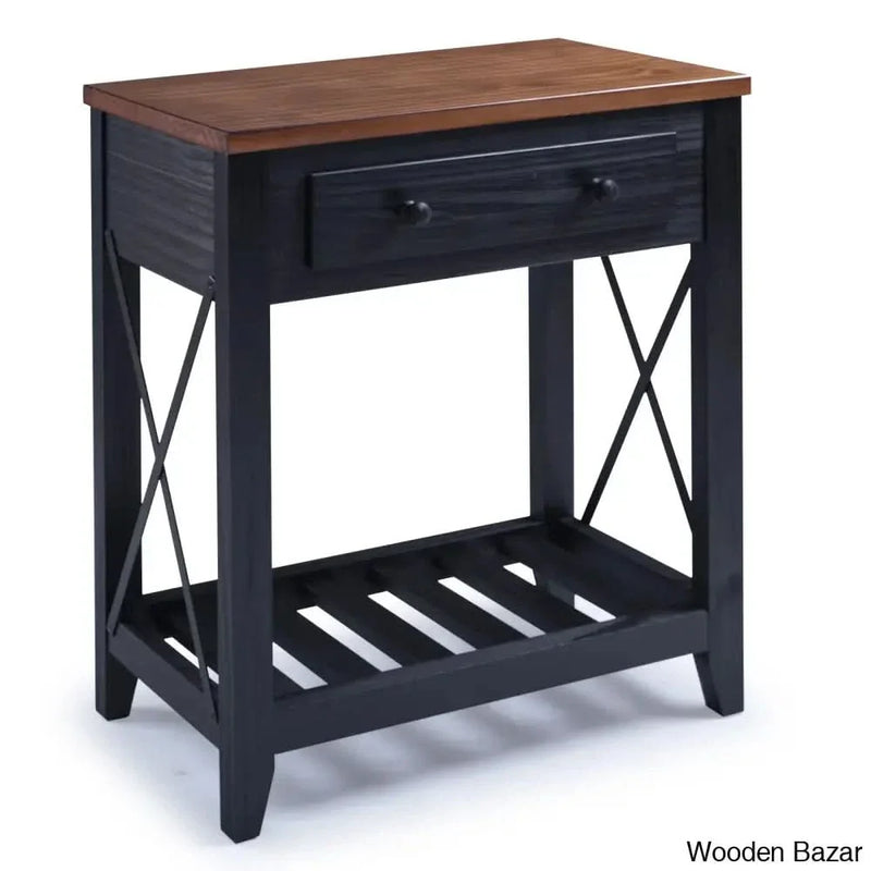 Archilla 27.5'' Solid Wood Console Table