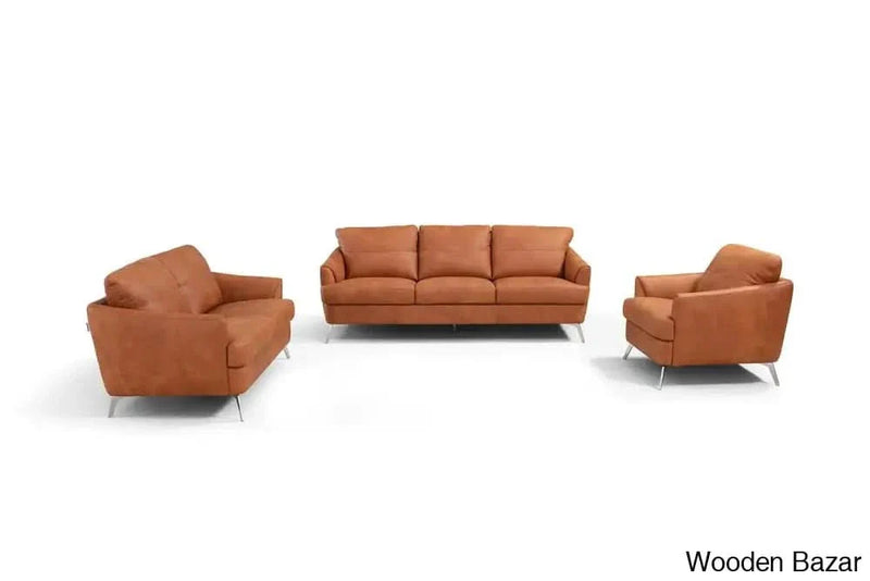 Arisen Best 6 Seater Sofa set in Brown Color